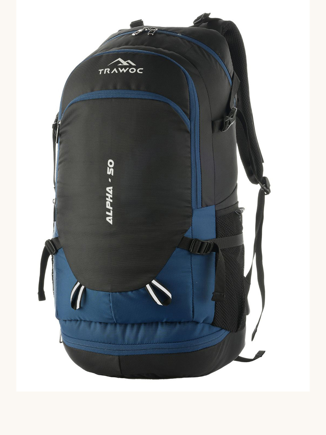 TRAWOC ALPHA Unisex Solid 50L Rucksack For Trekking Camping & Hiking