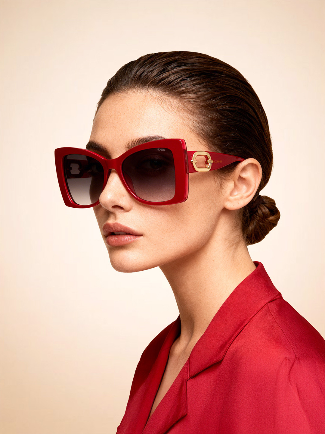 IDEE Women Butterfly Sunglasses with UV Protected Lens IDS3052C2SG-