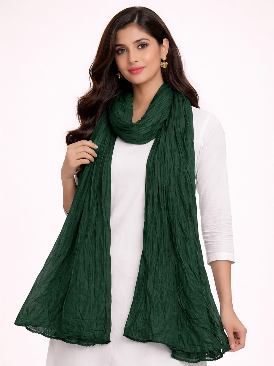 SAHINA DUPATTA Cotton Lightweight Daily Wear Dupatta