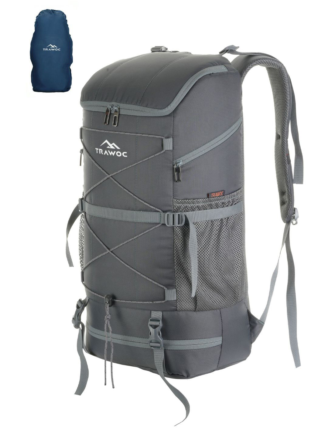 TRAWOC STEALTH 40L Solid Rucksacks with Shoe Compartment for Hiking trekking