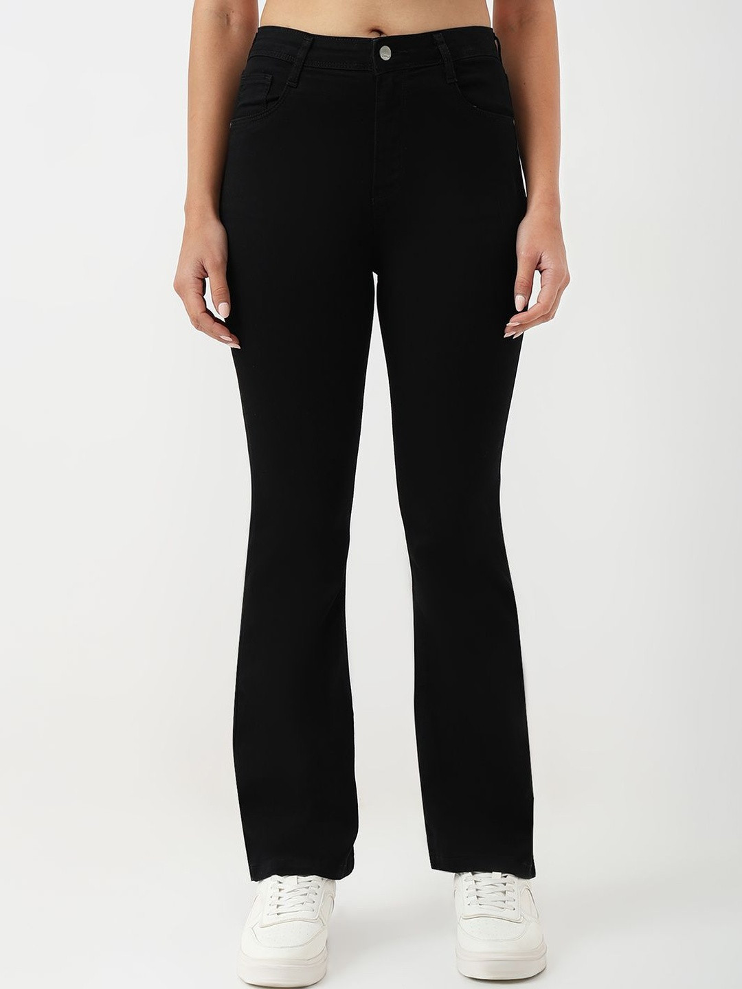 Kraus Jeans Women Flared High-Rise Jeans