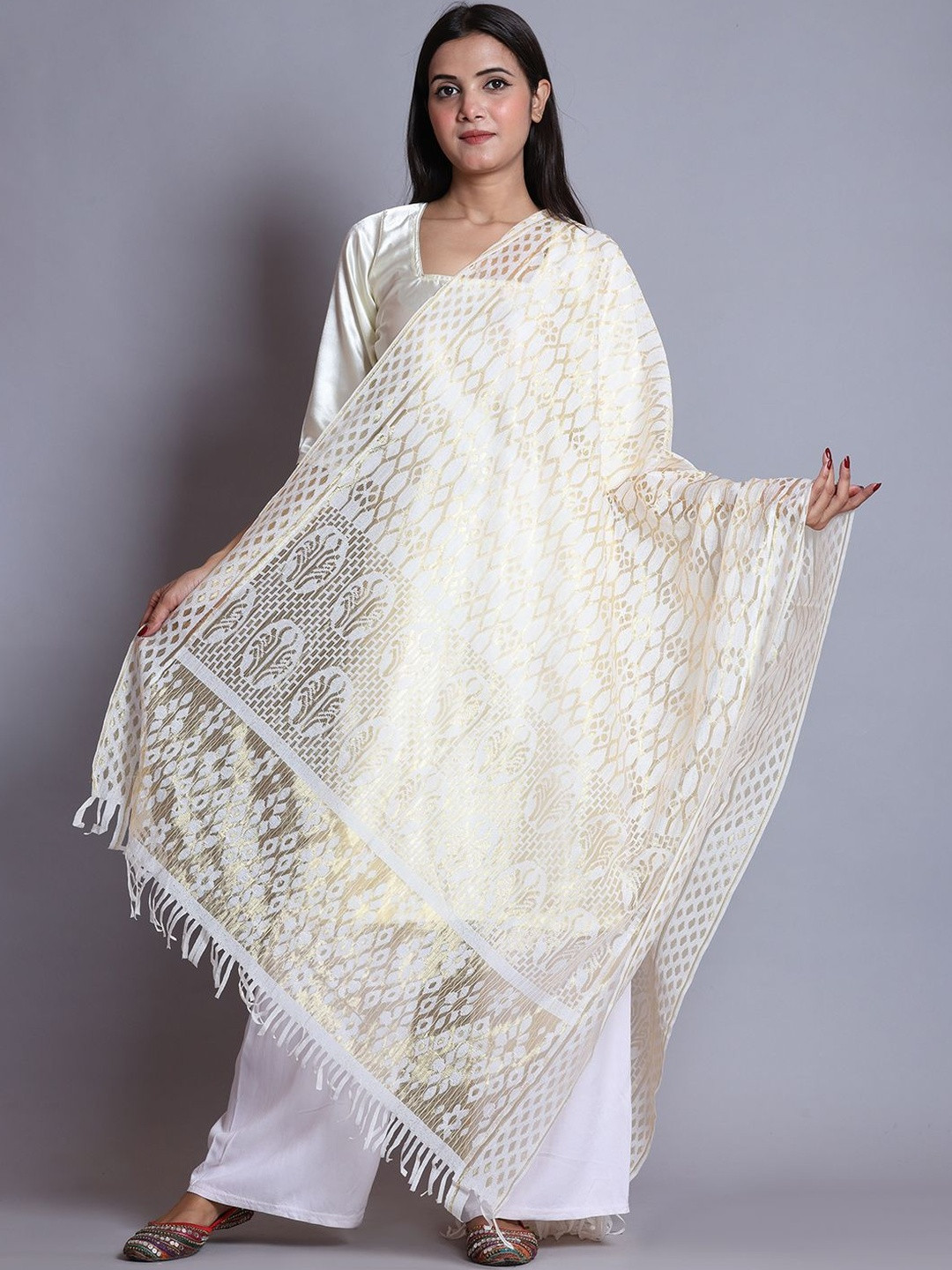 Apratim Woven Design Dupatta