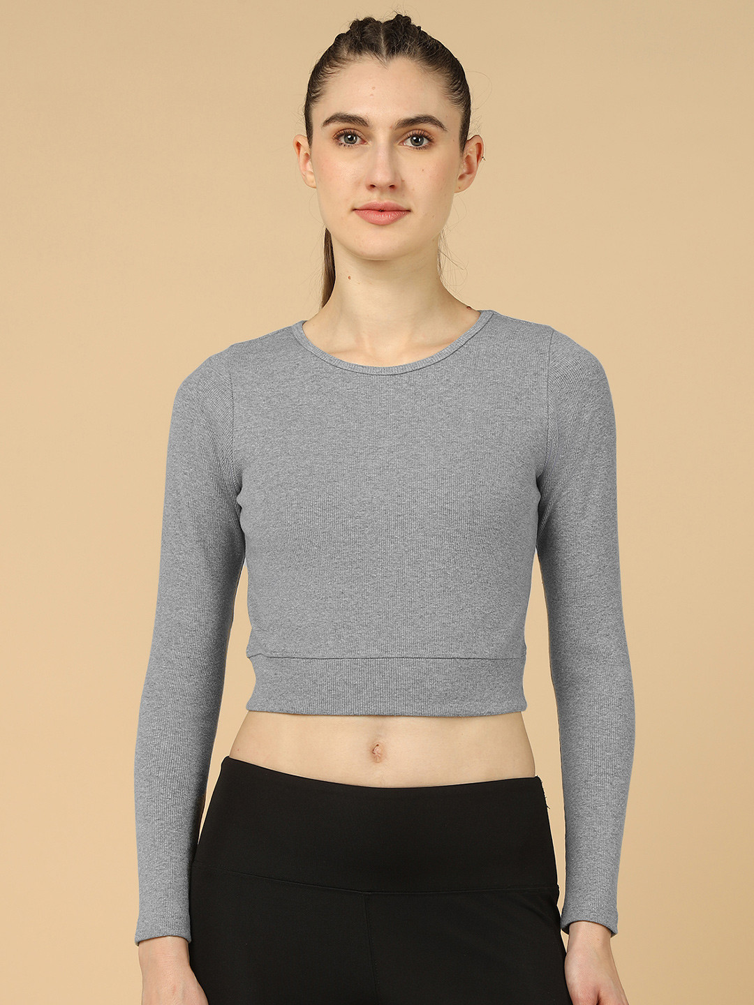 OFF LIMITS Long Sleeve Crop T-shirt