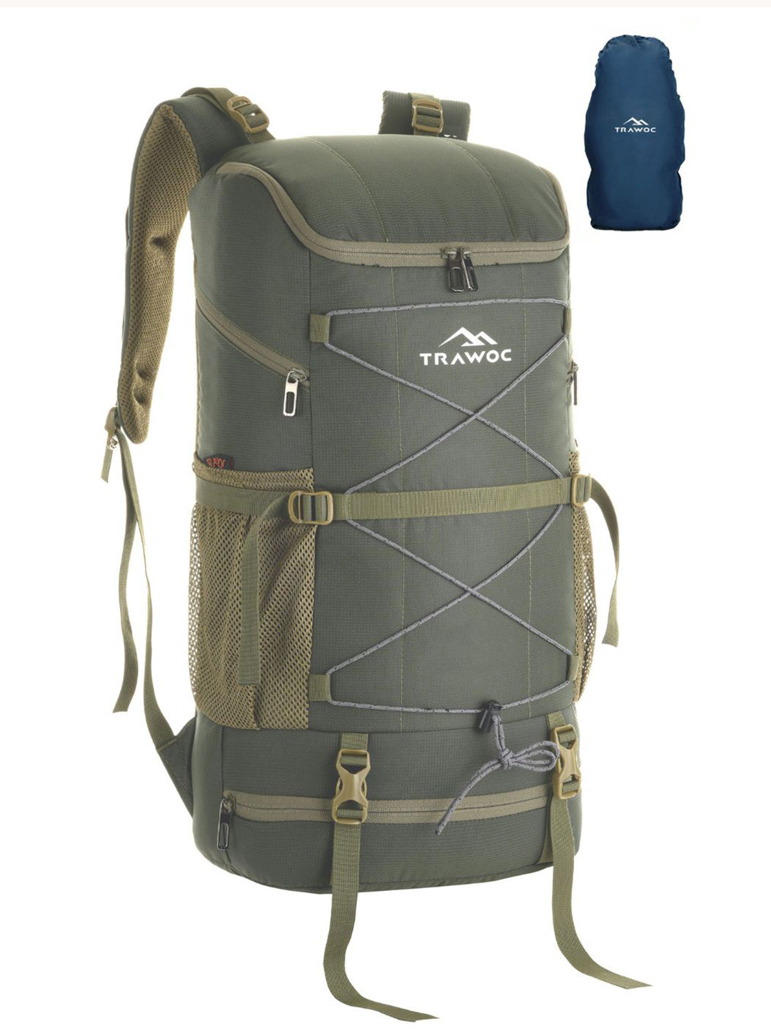 TRAWOC STEALTH 40L Solid Rucksacks with Shoe Compartment for Hiking trekking