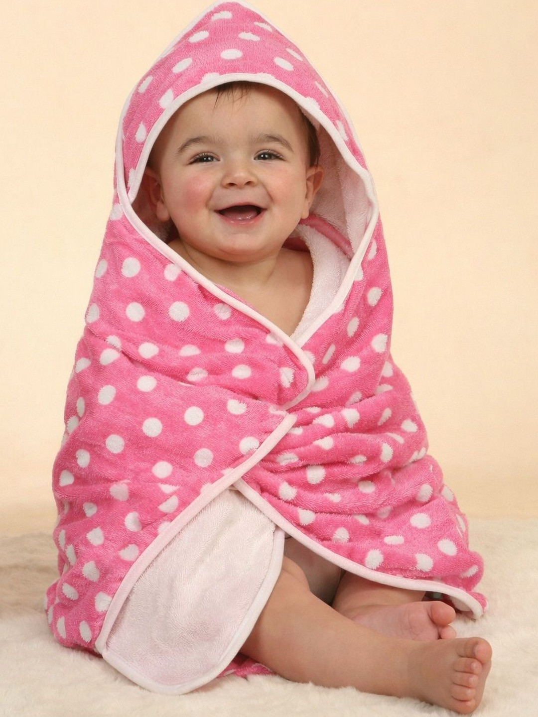 Creeva Pink 1 Cotton 500 GSM Bath Towel