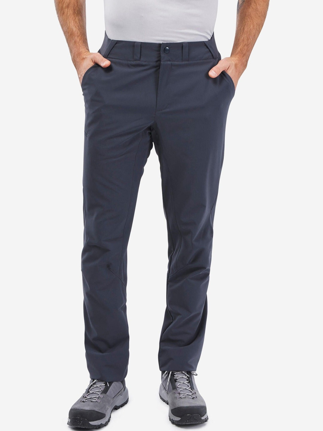 Decathlon Quechua - Men Grey MH100 Quick Drying Hiking Pants