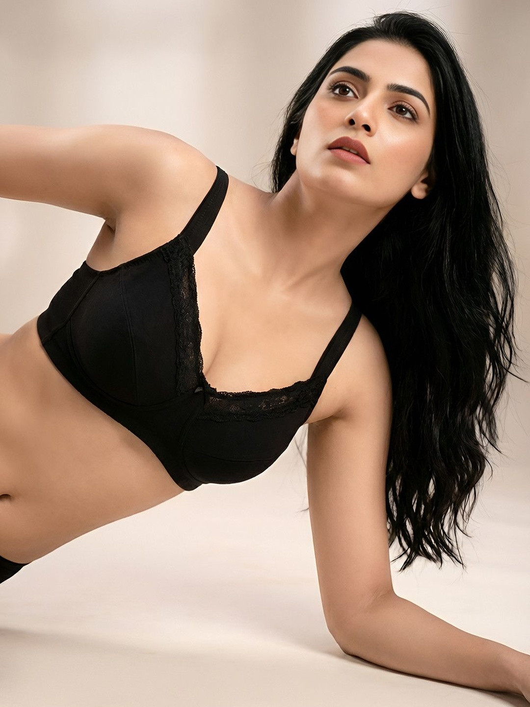 Zivame Double Layered Non Wired 3/4th Coverage Tshirt Bra - Tap Shoe