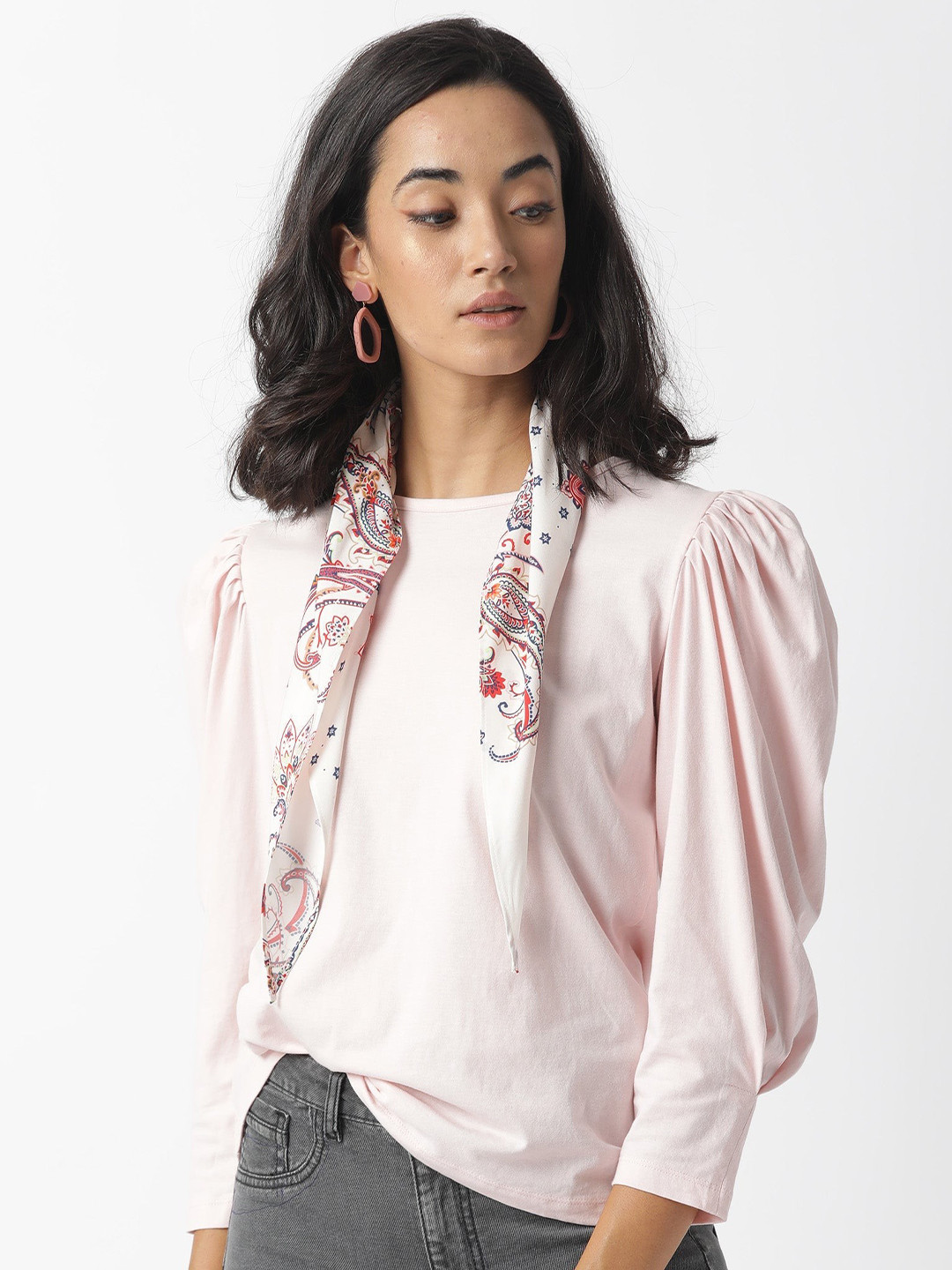 RAREISM Pink Solid Top