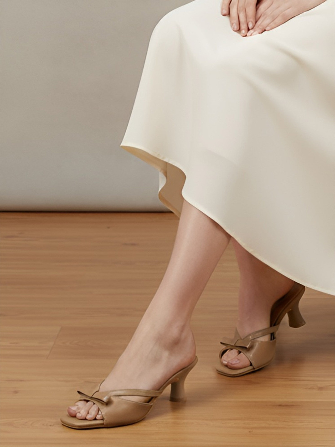 STARTOES Embellished Block Sandals