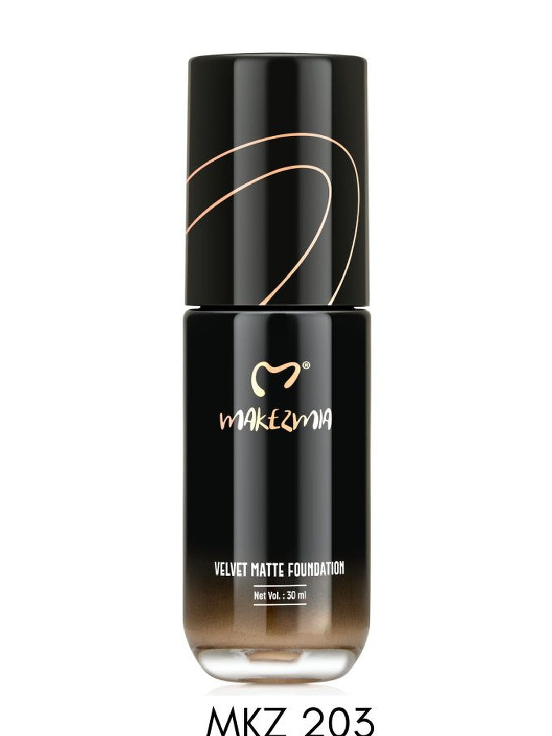 Flawless Velvet Matte Finish Liquid Foundation - 30ml - MKZ 203