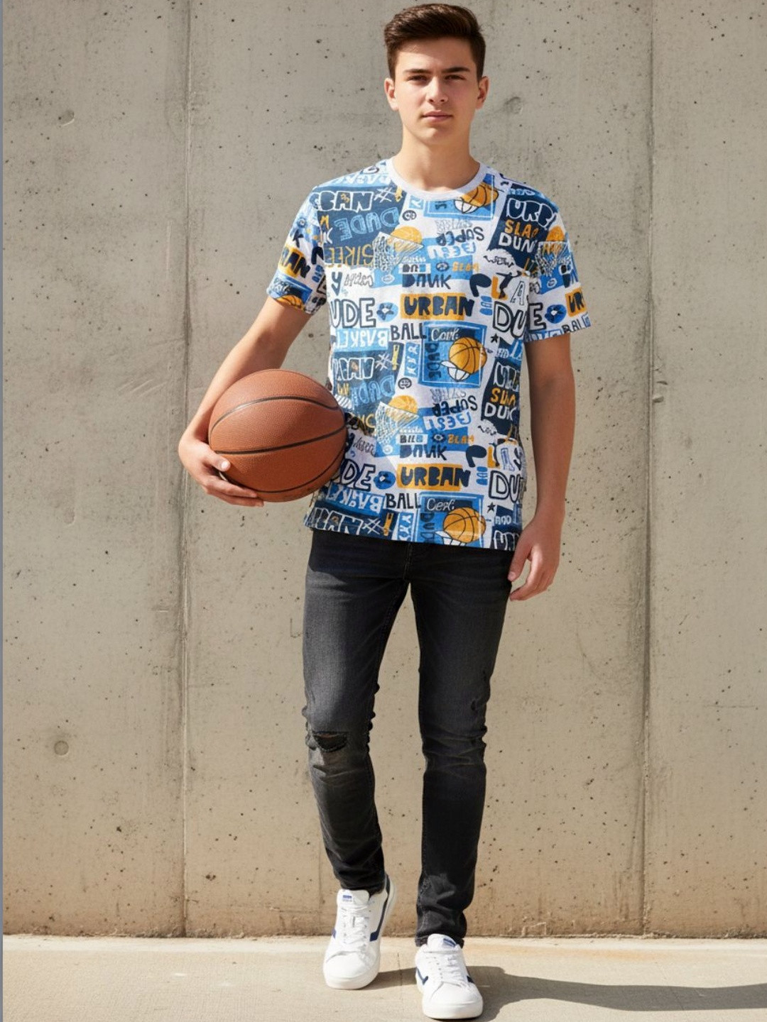 V-Mart Boys Cotton Tshirts