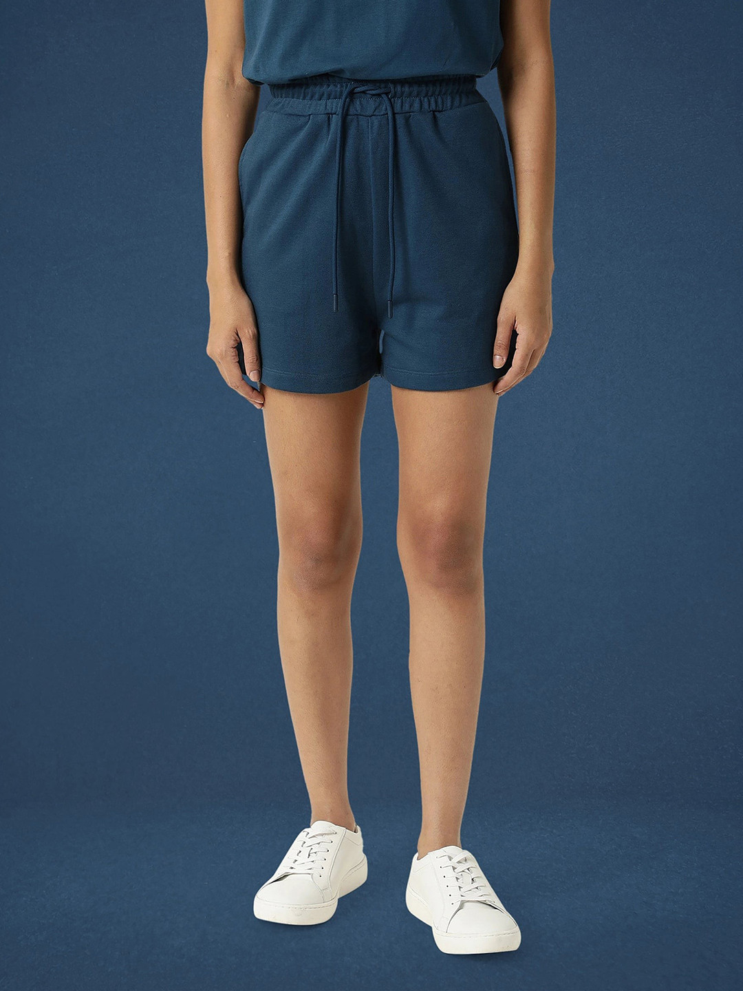 ARTICALE Women Teal Slim Fit Shorts