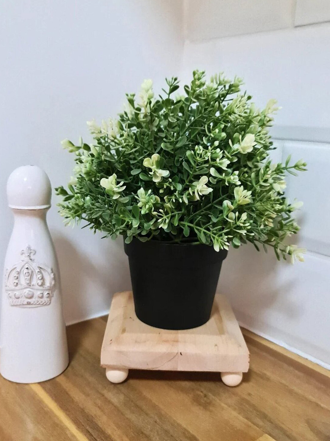 paperi White Artificial Plant With Pot
