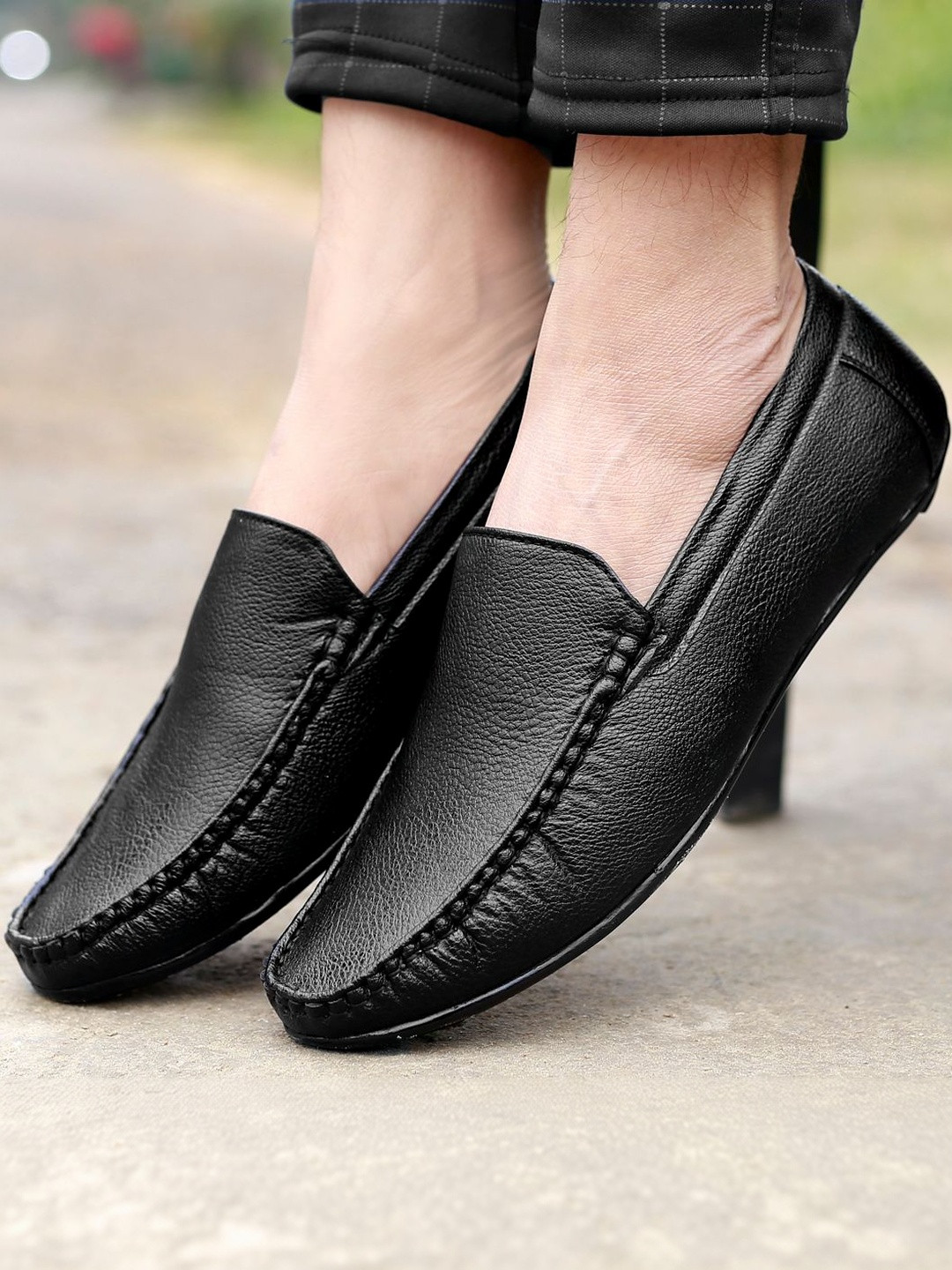 Bxxy Men Round Toe Formal Loafers Shoes