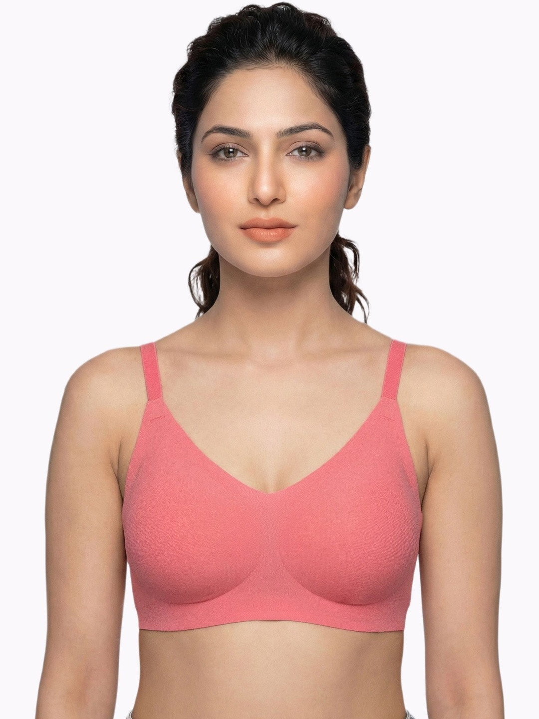 Invisi-Fit Cotton Padded Full Coverage Bonded Bra