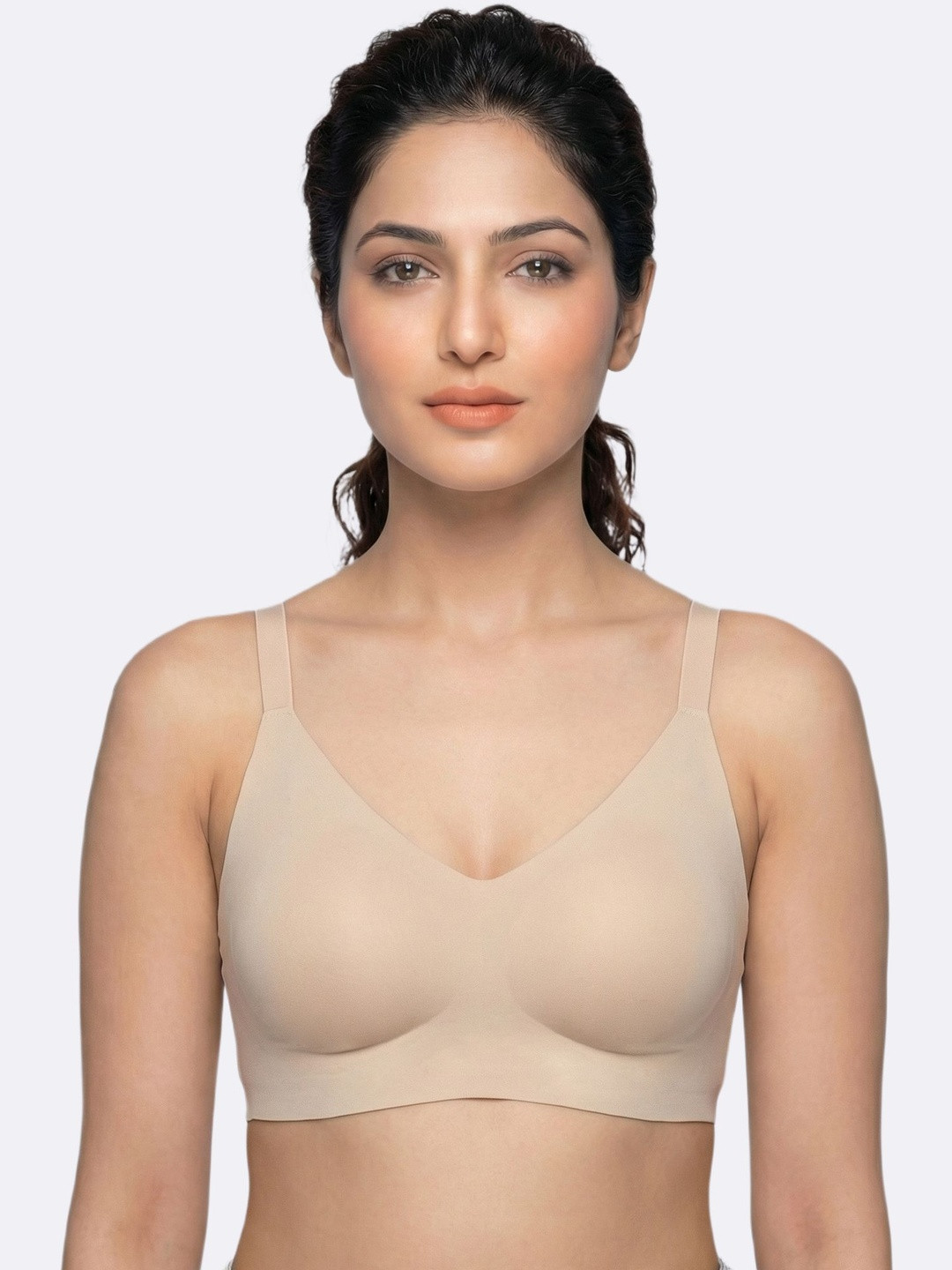 Invisi-Fit Cotton Non-Padded Full Coverage Bonded Bra