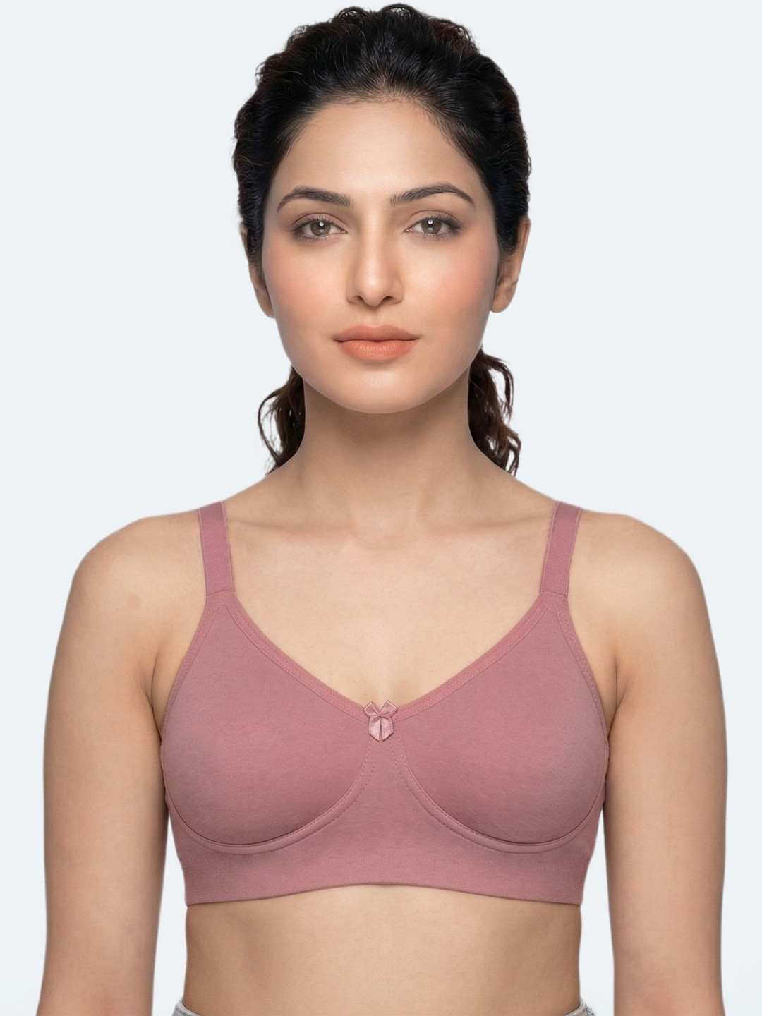 Invisi-Fit Cotton Non-Padded Full Coverage Everyday Bonded Bra