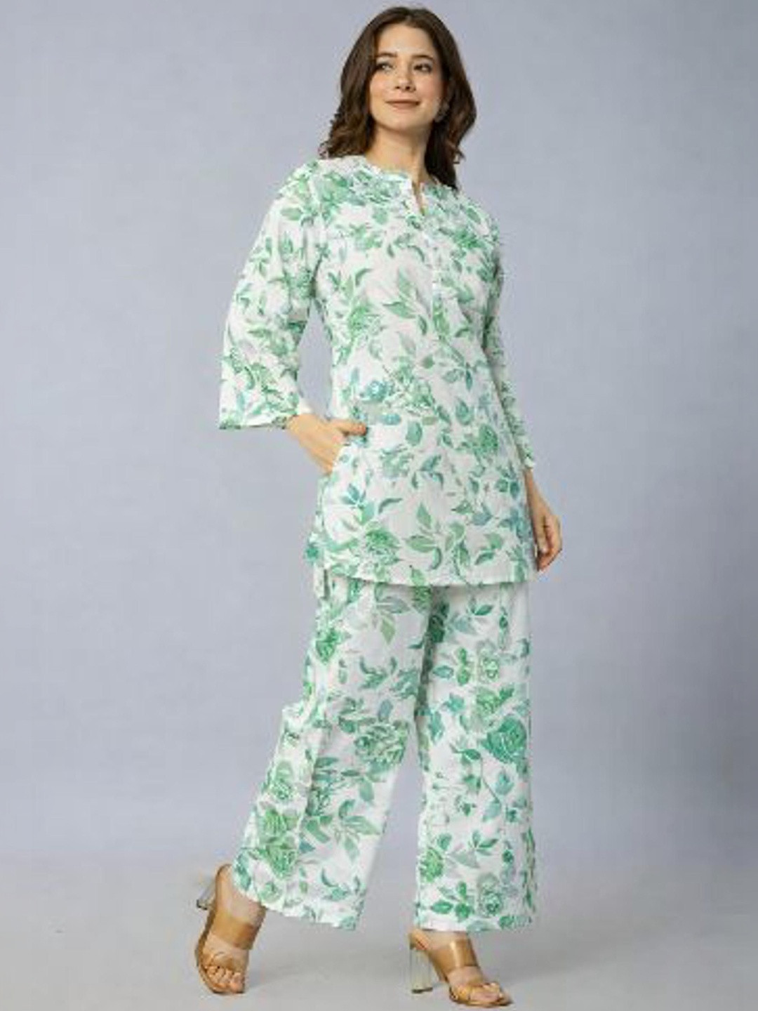 Aradhika Cotton Printed Tunic with Trousers