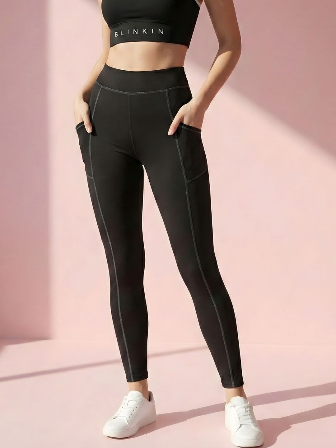 Blinkin Training Or Gym Ankle Length Tights