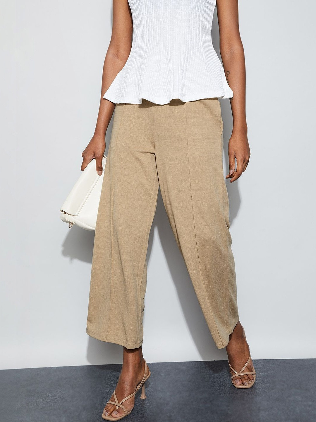 CODE by Lifestyle Women Easy Wash Trousers