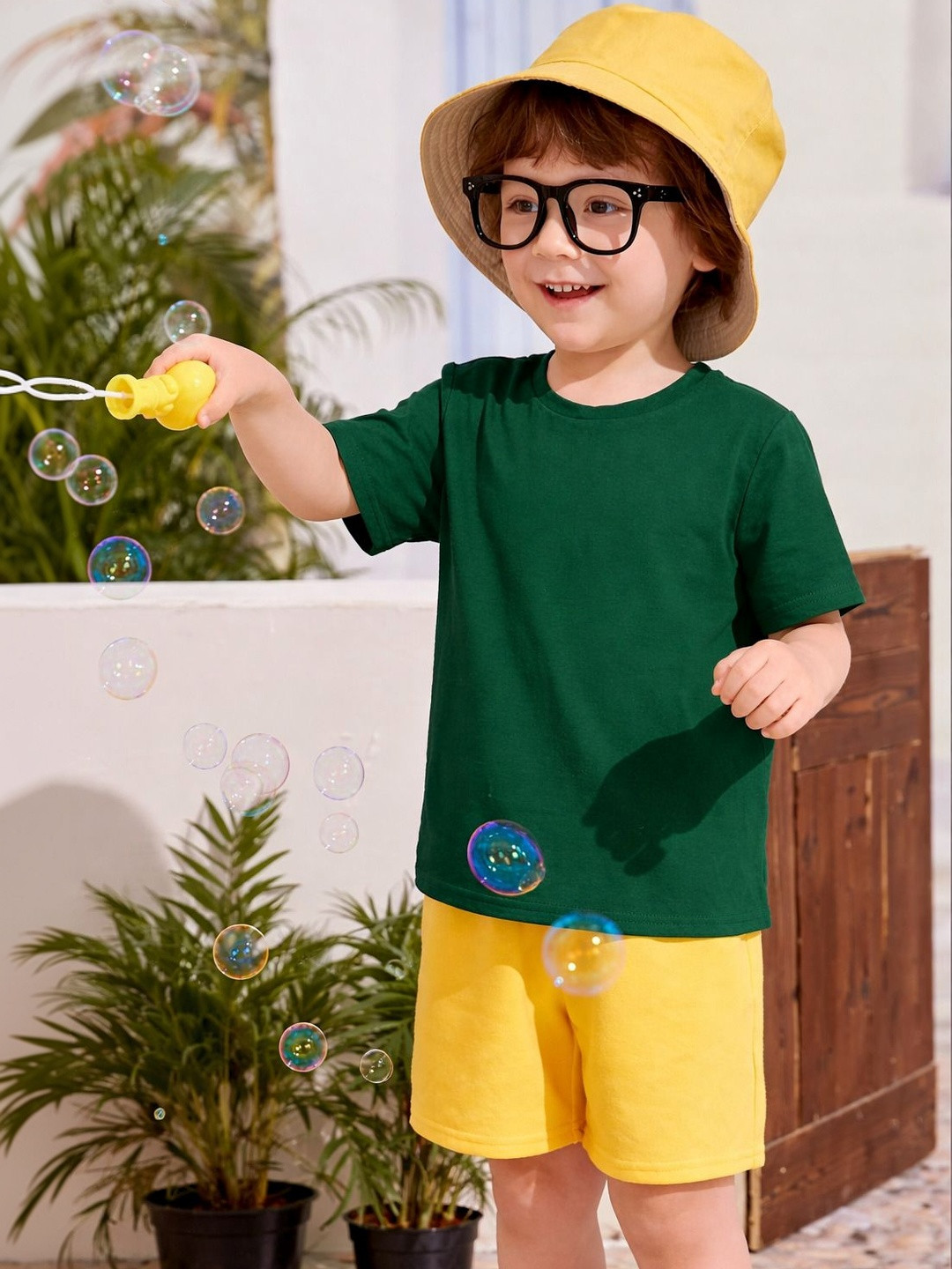 PockMAN Boys Round Neck Oversized Pure Cotton T-shirts