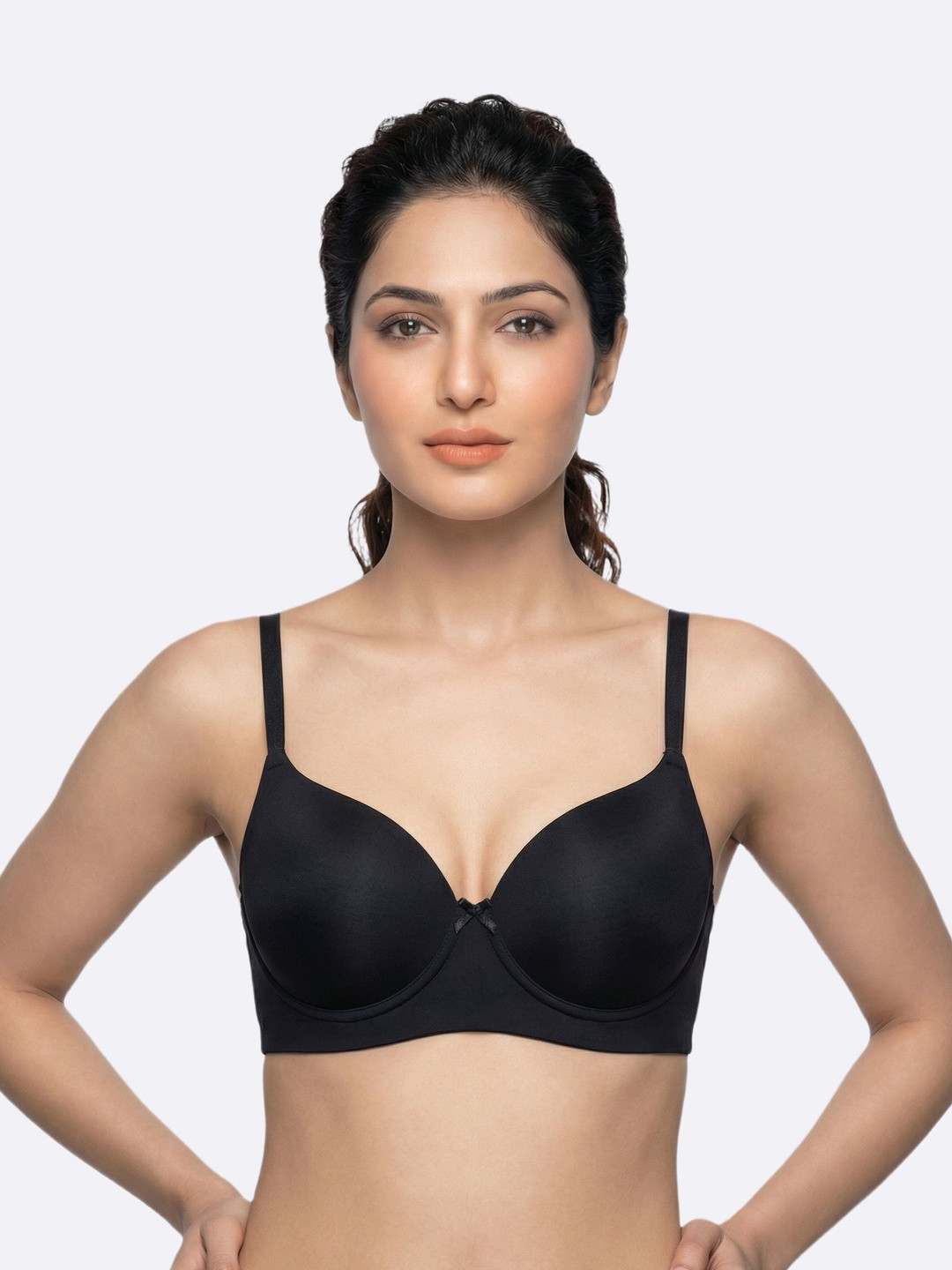 Invisi-Fit Cotton (Level-2 Padding) 3/4th Coverage Maximiser Push-Up Bonded Bra