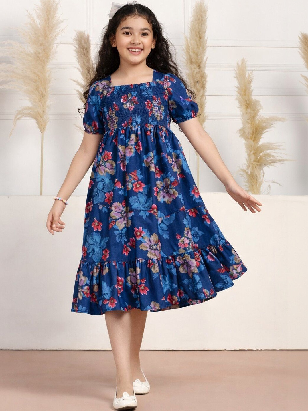 PaheliRani Print Fit & Flare Dress
