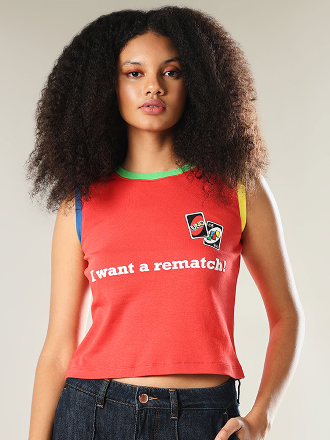 ONLY Typography Printed Slim Fit Tshirts