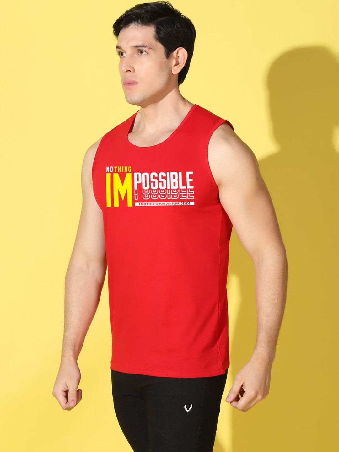 WOOSTRO Printed Assorted Cotton Gym Vest
