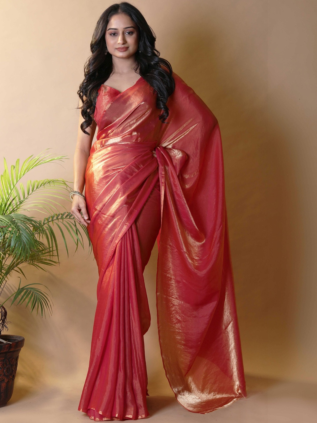 all about you Satin Saree