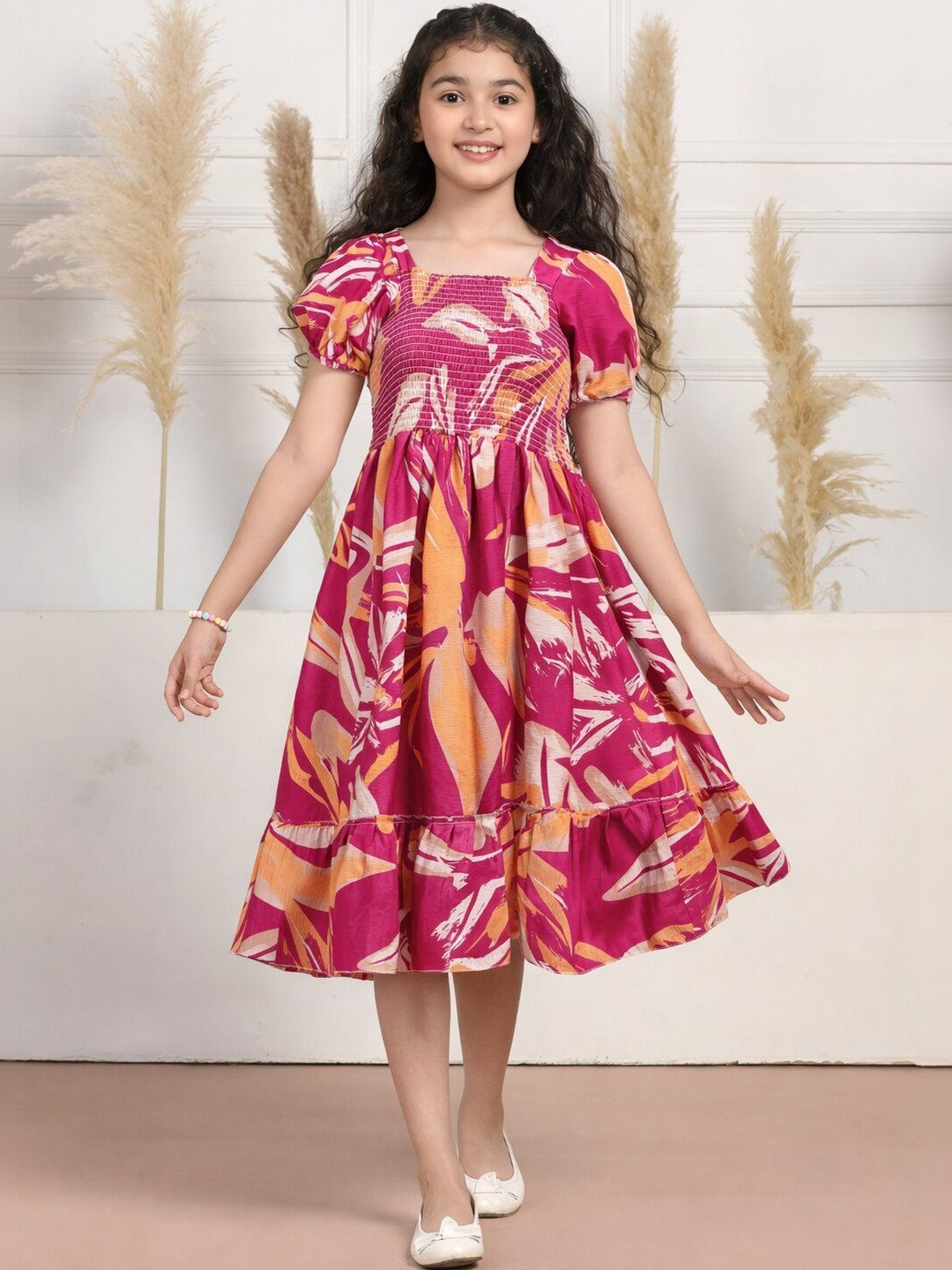 PaheliRani Print Fit & Flare Dress