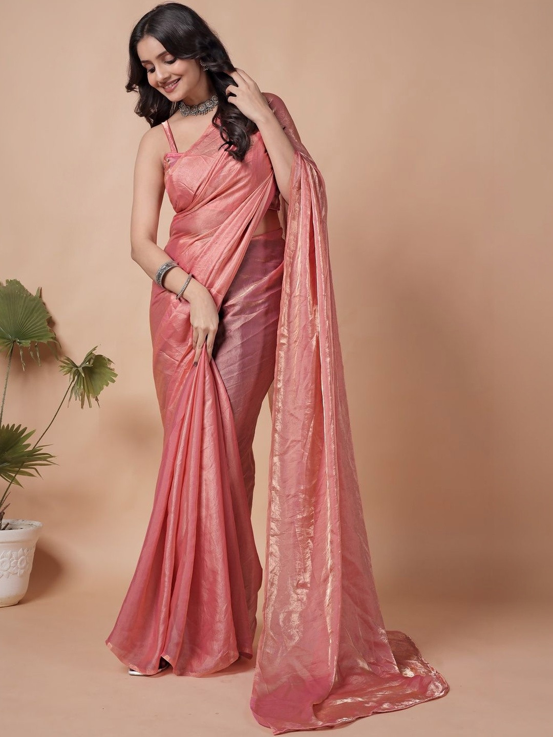 PEEYU Pure Chiffon Saree