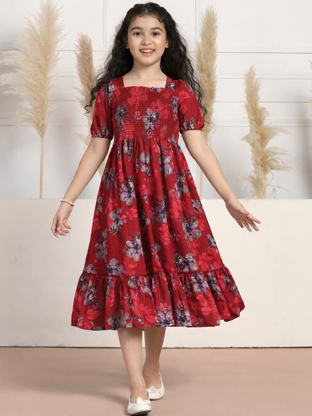 PaheliRani Print Fit & Flare Dress