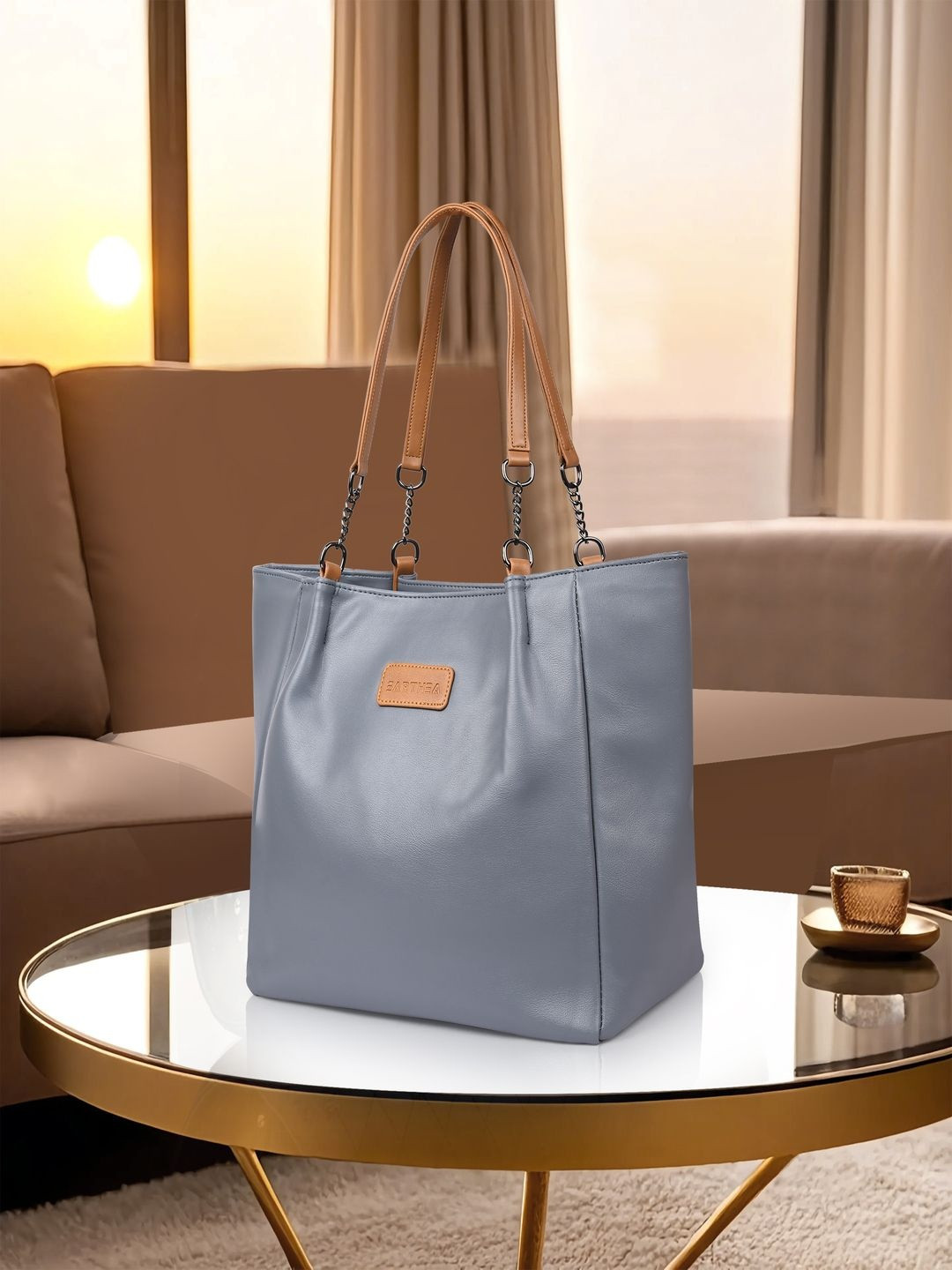 EARTHEA Detachable Sling Strap Tote Bag