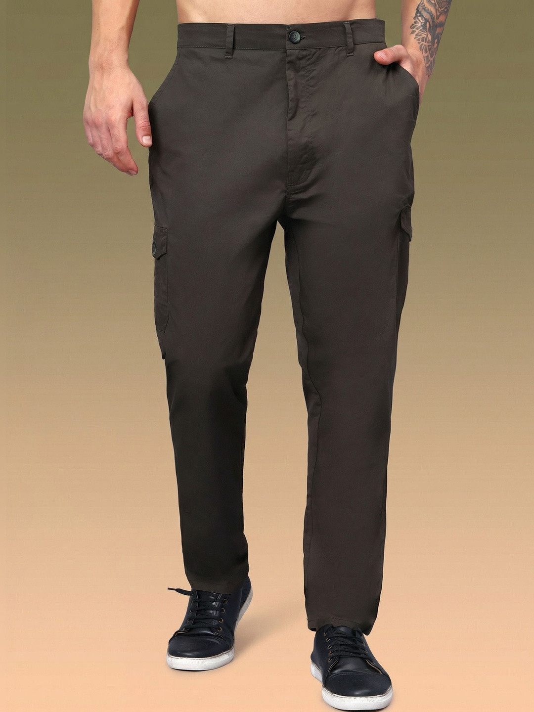 Roadster Cotton Cargos Trousers