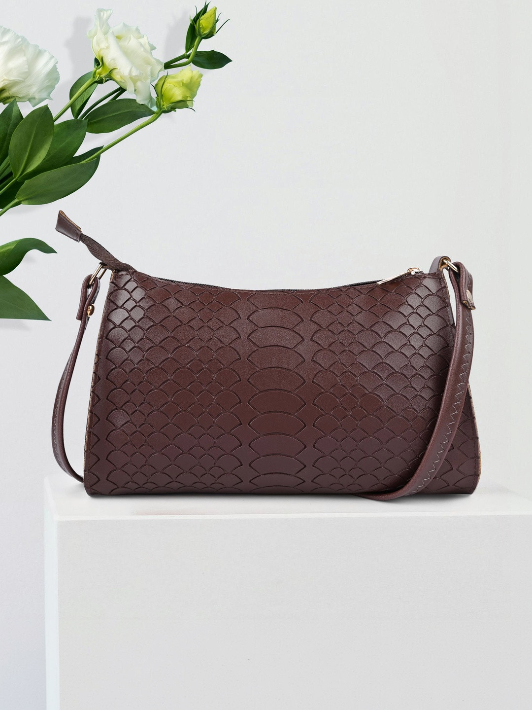 EARTHEA Faux Leather Shoulder Bag