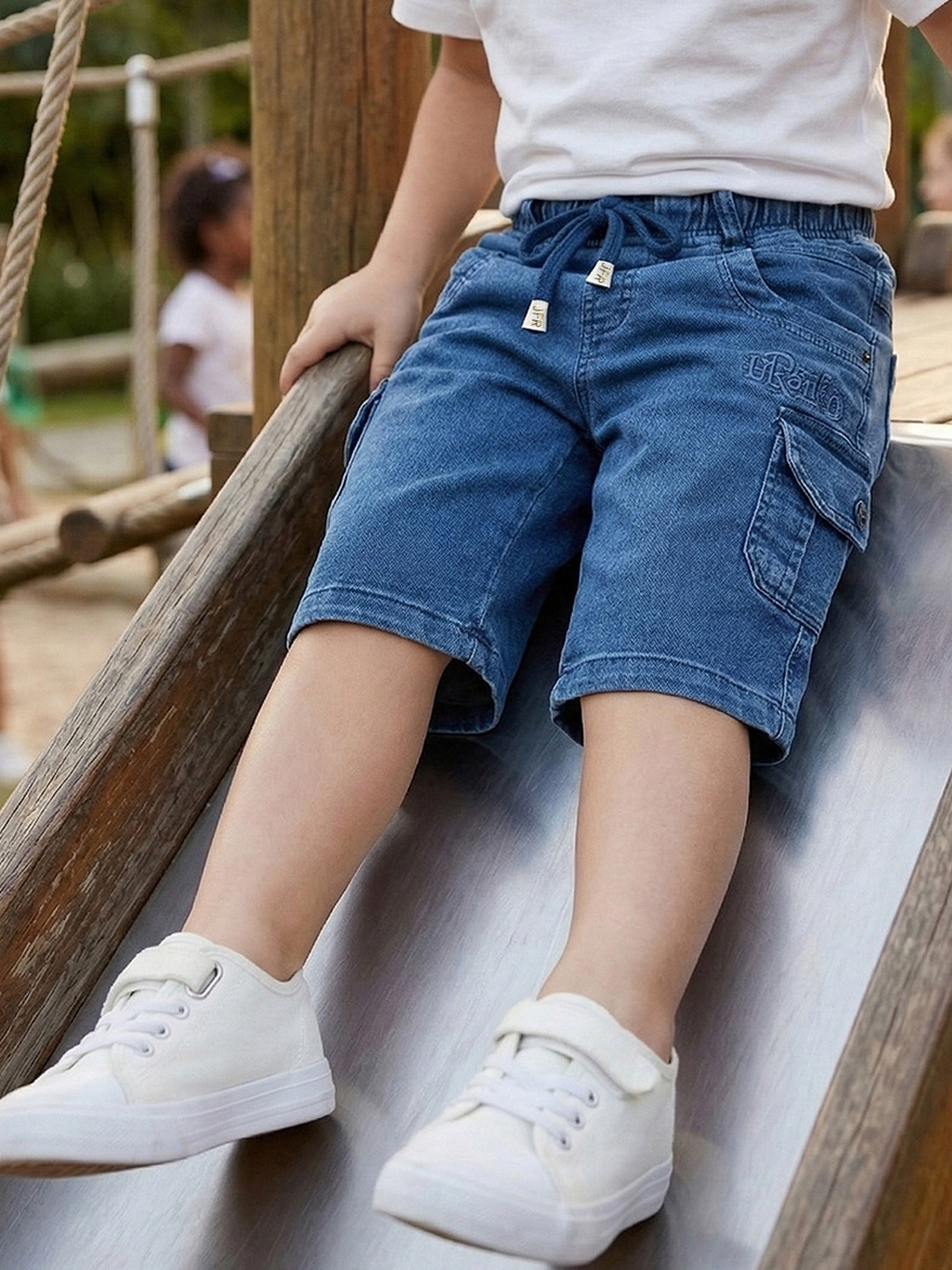 JFR Urban Straight Waist Denim Shorts