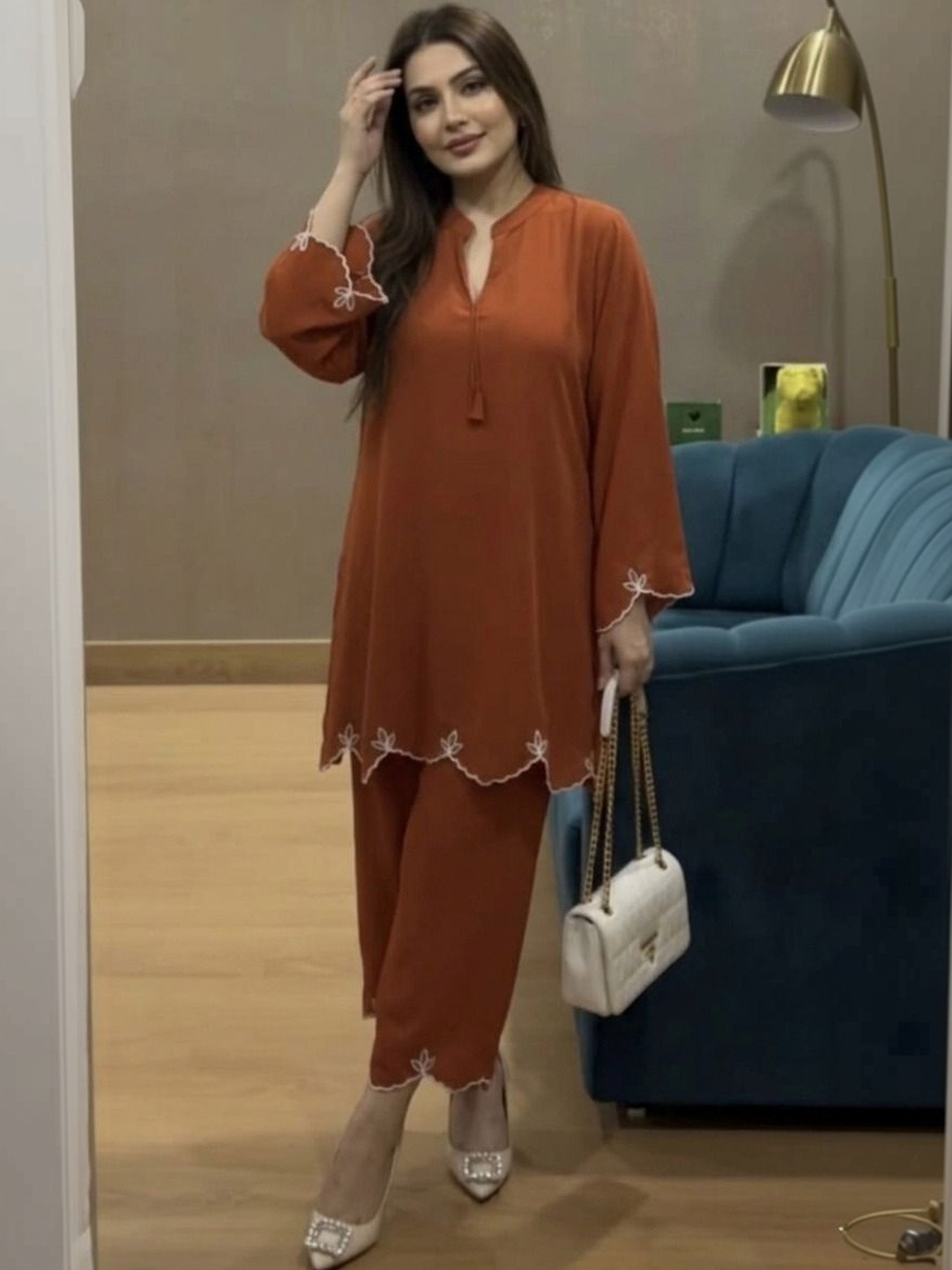 BAESD Embroidered Tunic with Trousers