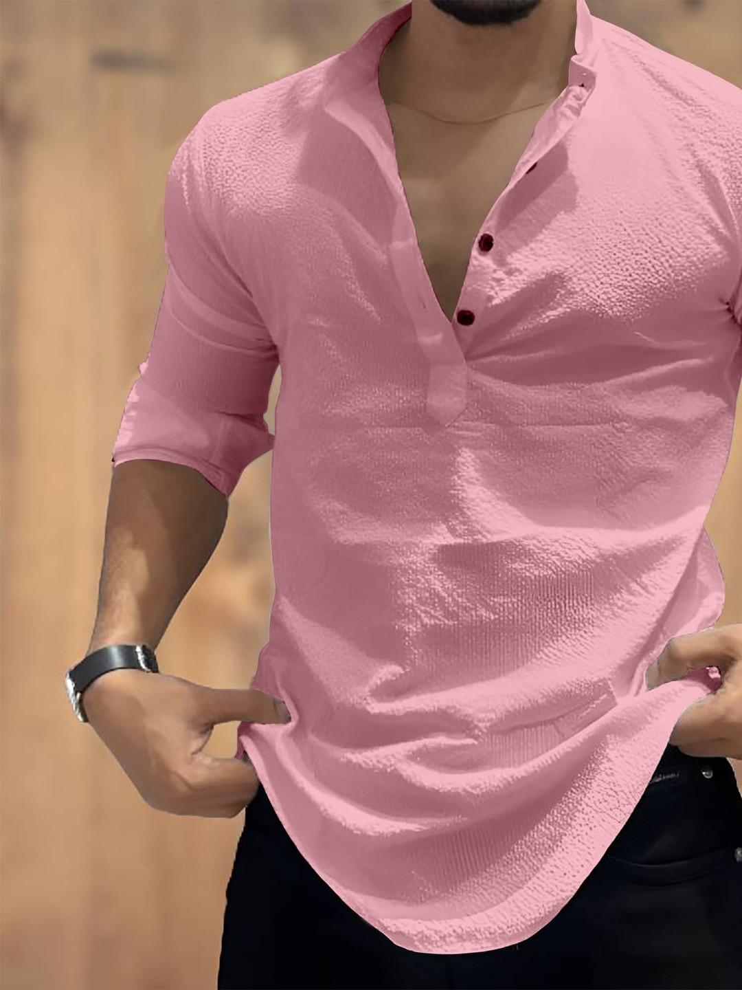 CHROVEL Men Comfort Casual Shirt