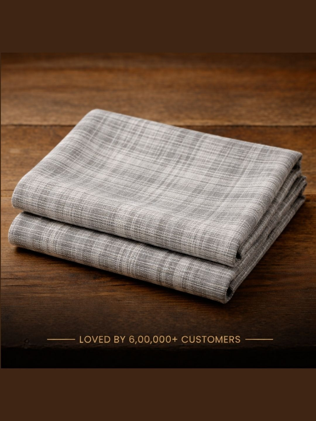KHADDARVAS Men Khadi Cotton Unstitched Shirt Fabric