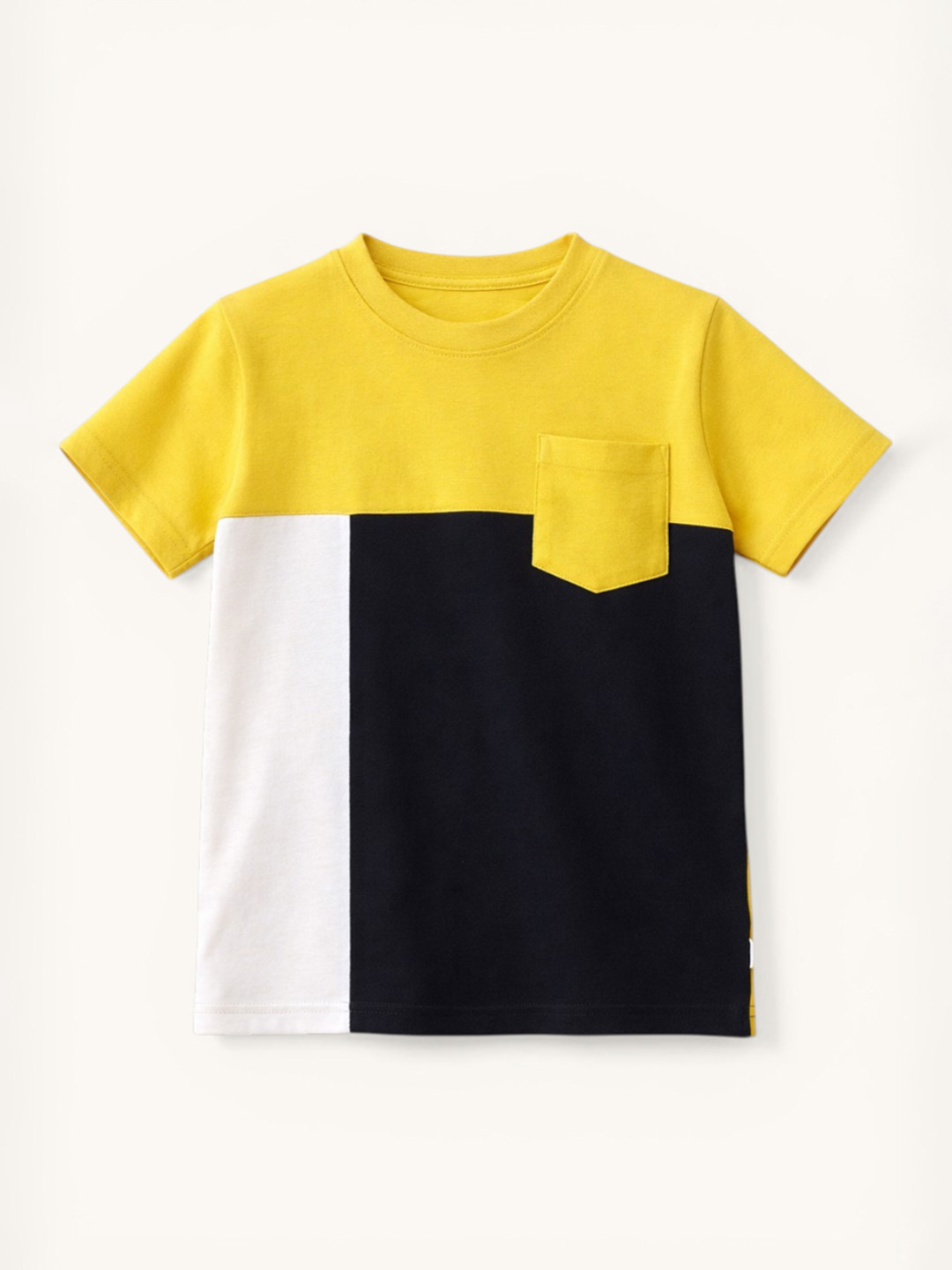 Provogue Boys Colourblocked Pockets T-shirt