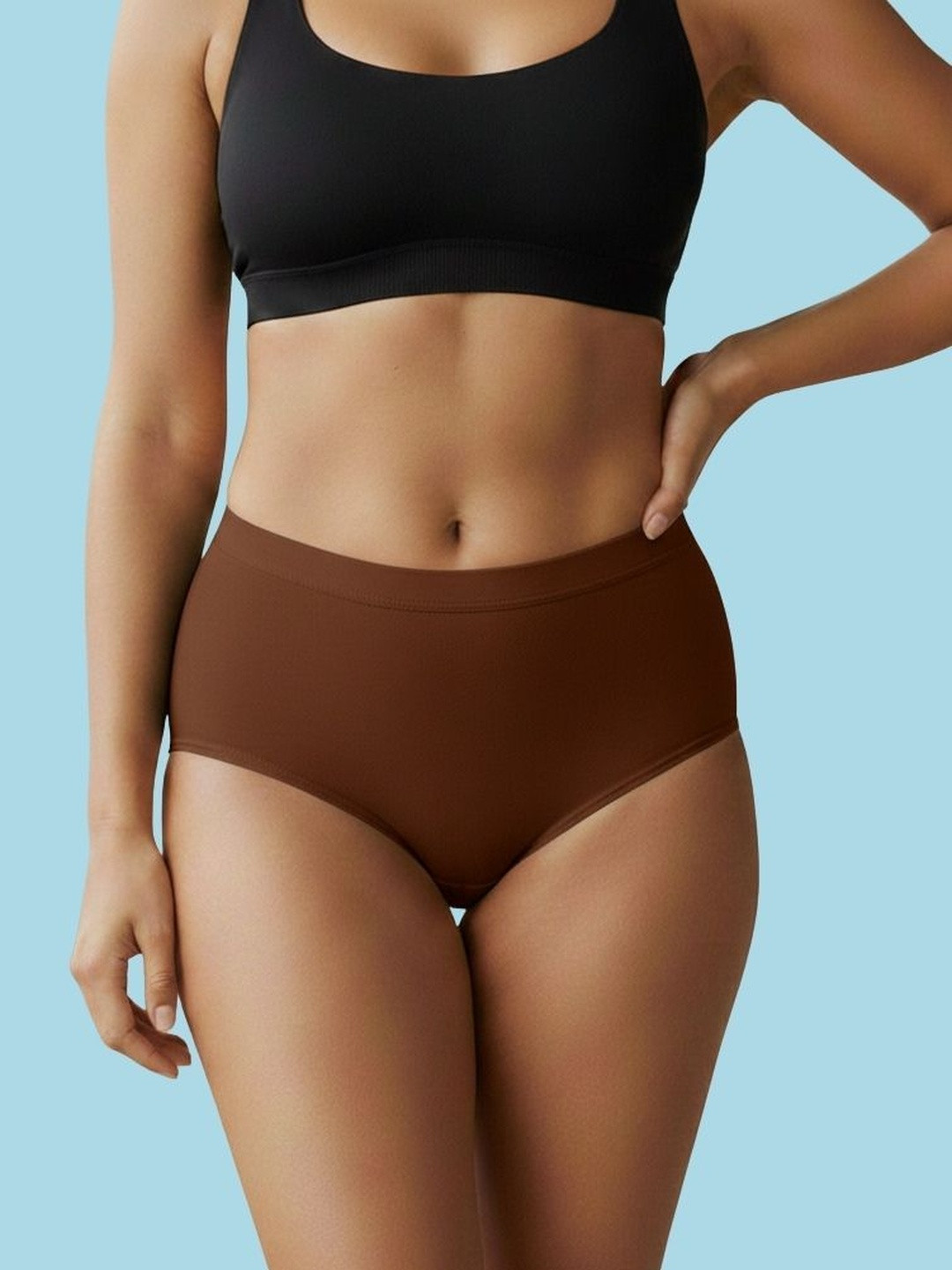 HERE&NOW Women Cotton Hipster Briefs
