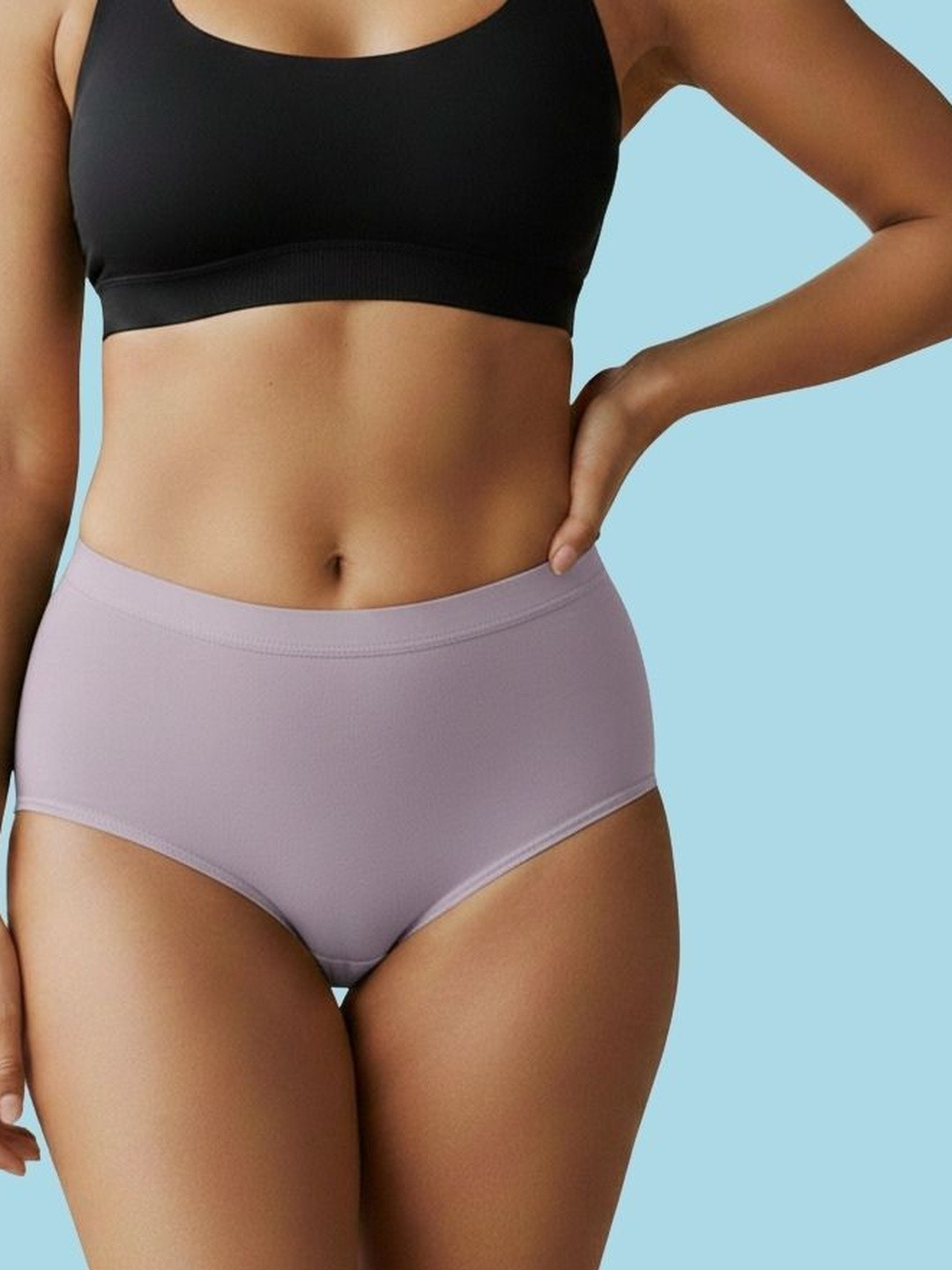 HERE&NOW Women Cotton Hipster Briefs
