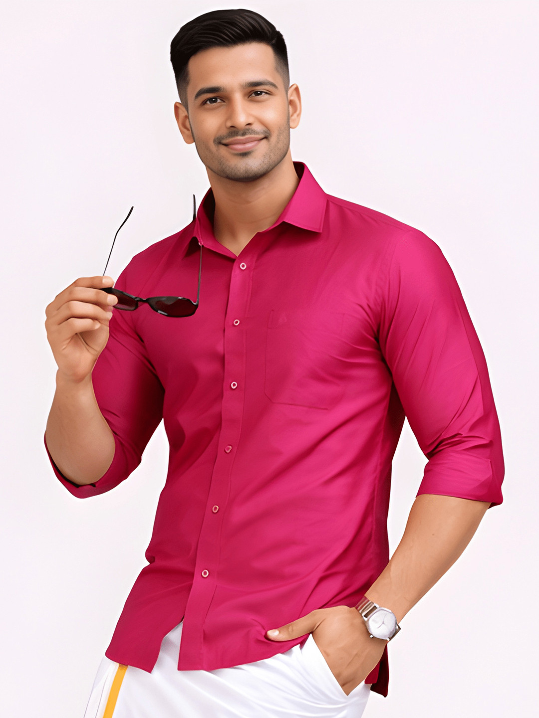TATTVA Spread Collar Casual Shirt