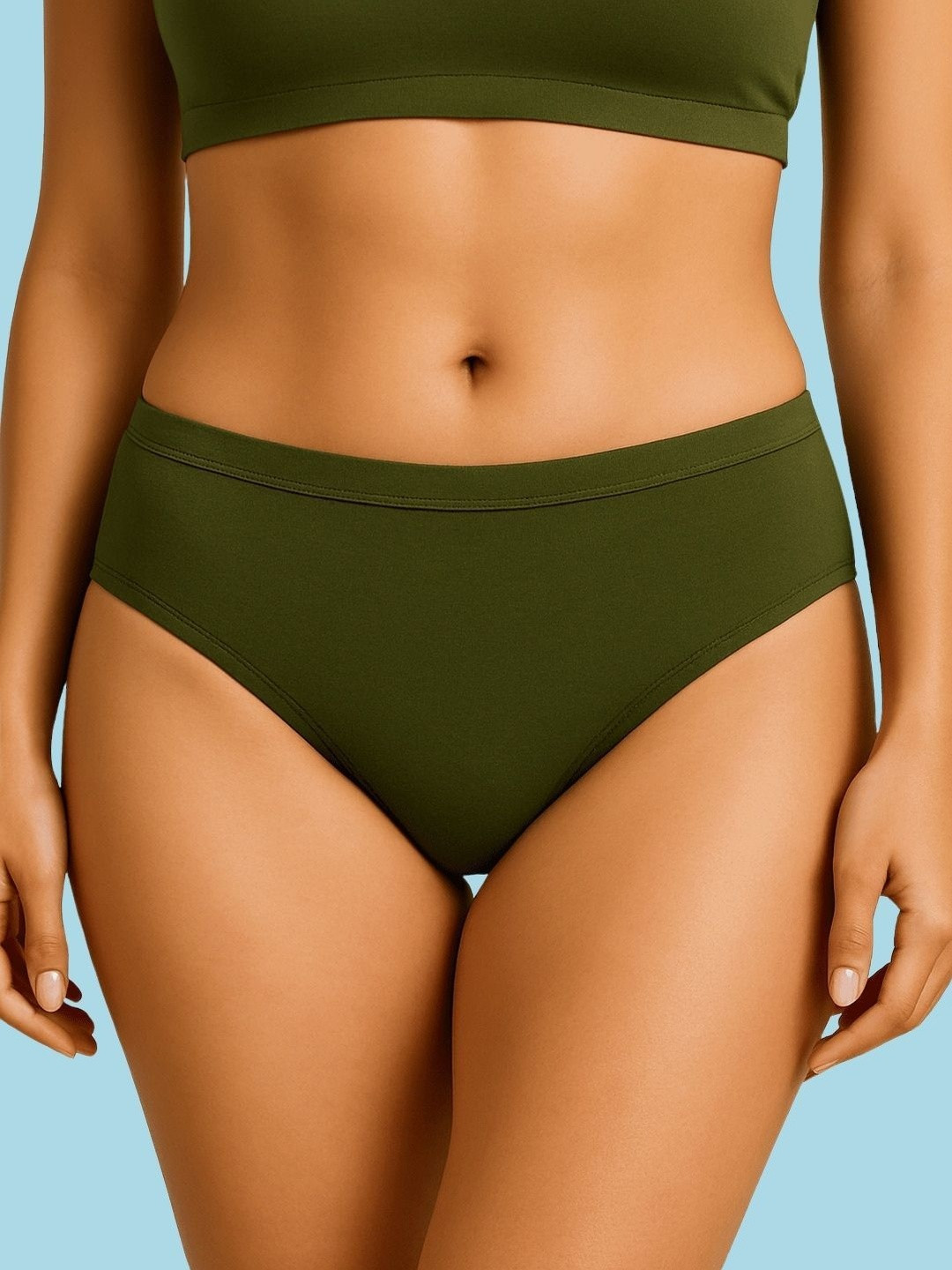 HERE&NOW Women Cotton Hipster Briefs