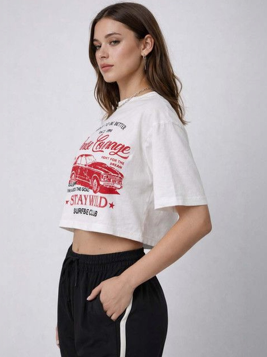 Surfbae Women Cotton Boxy Tshirts