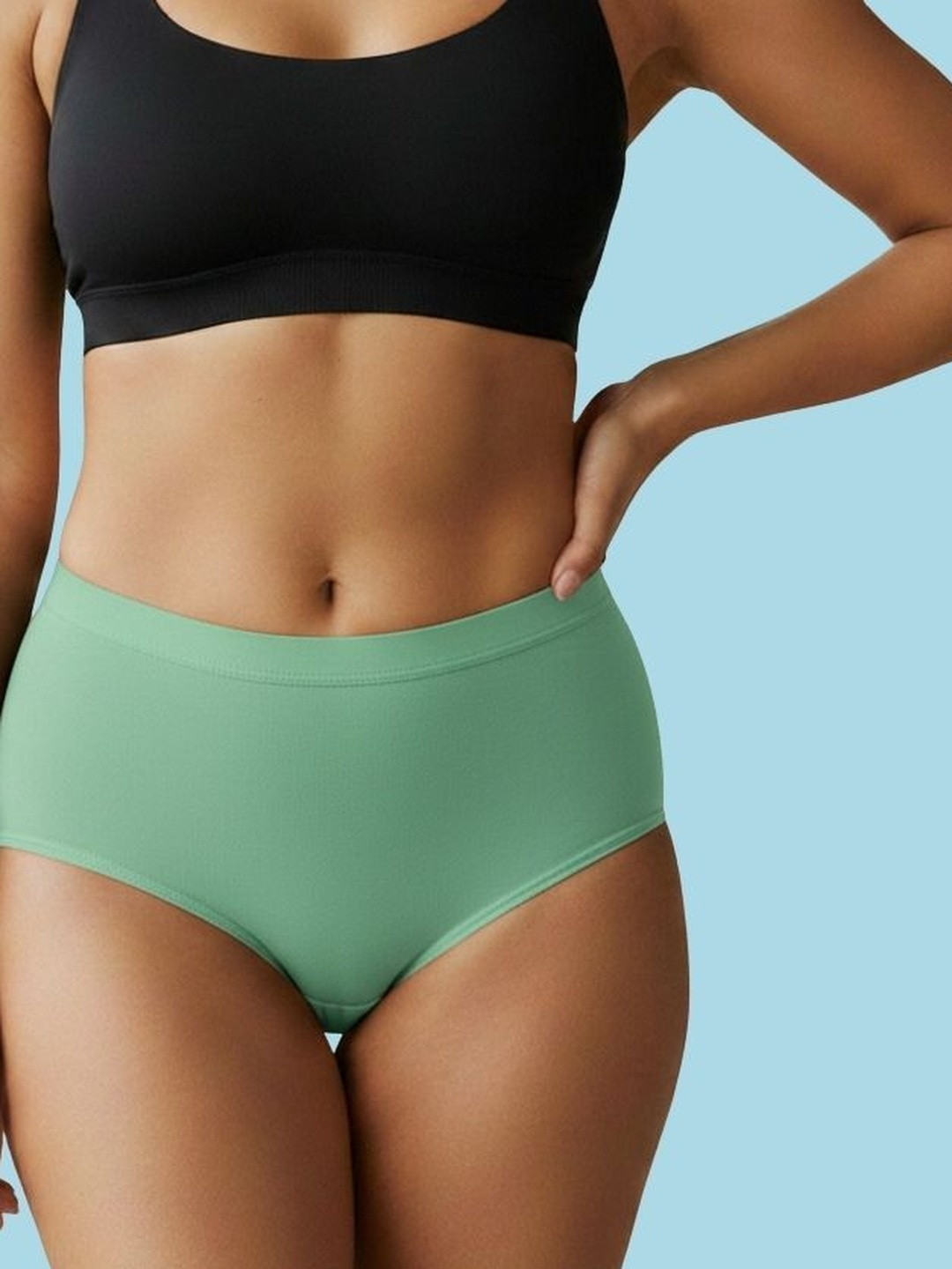 HERE&NOW Women Cotton Hipster Briefs