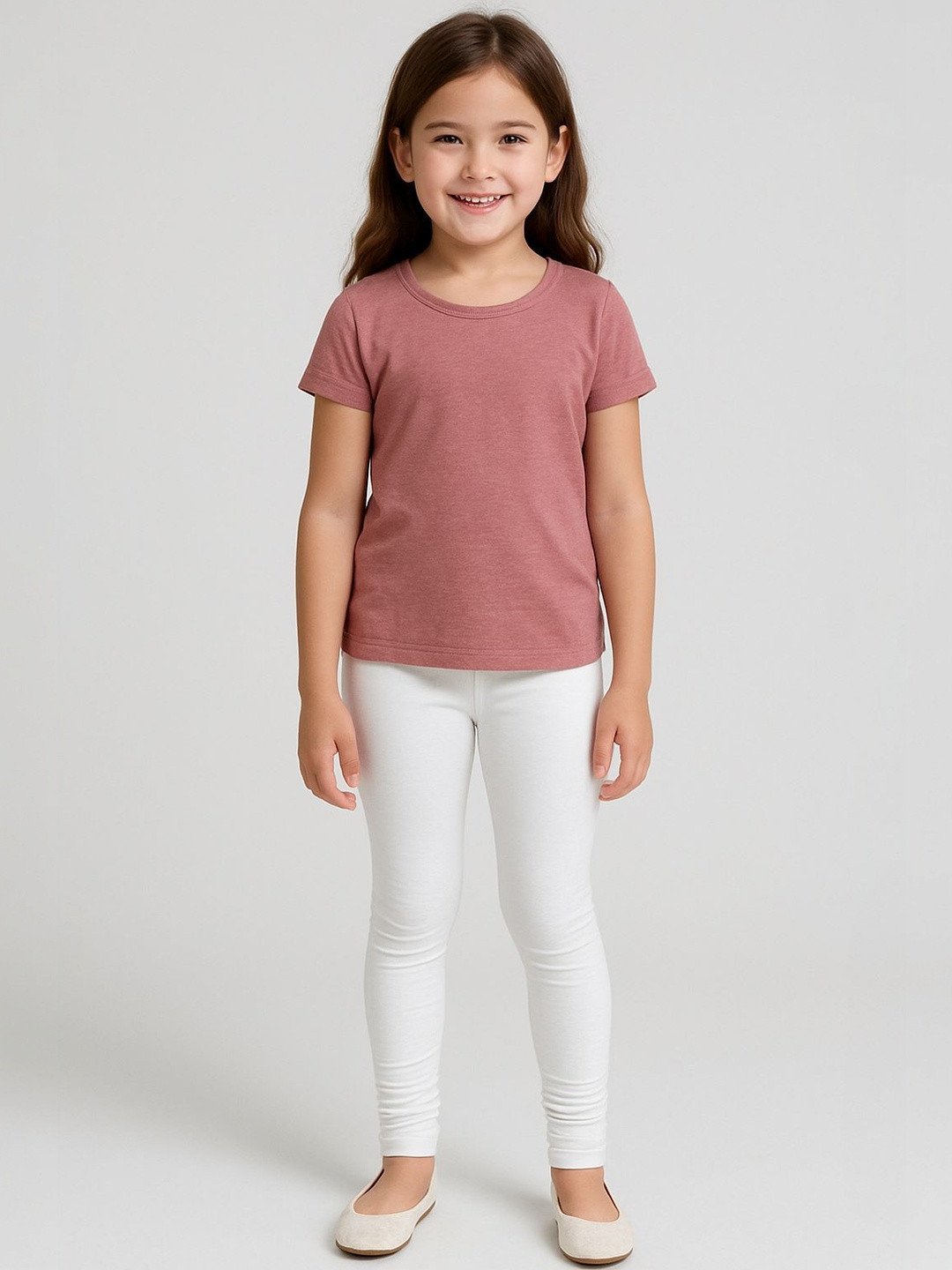 Kranberiie Girls Cotton Leggings