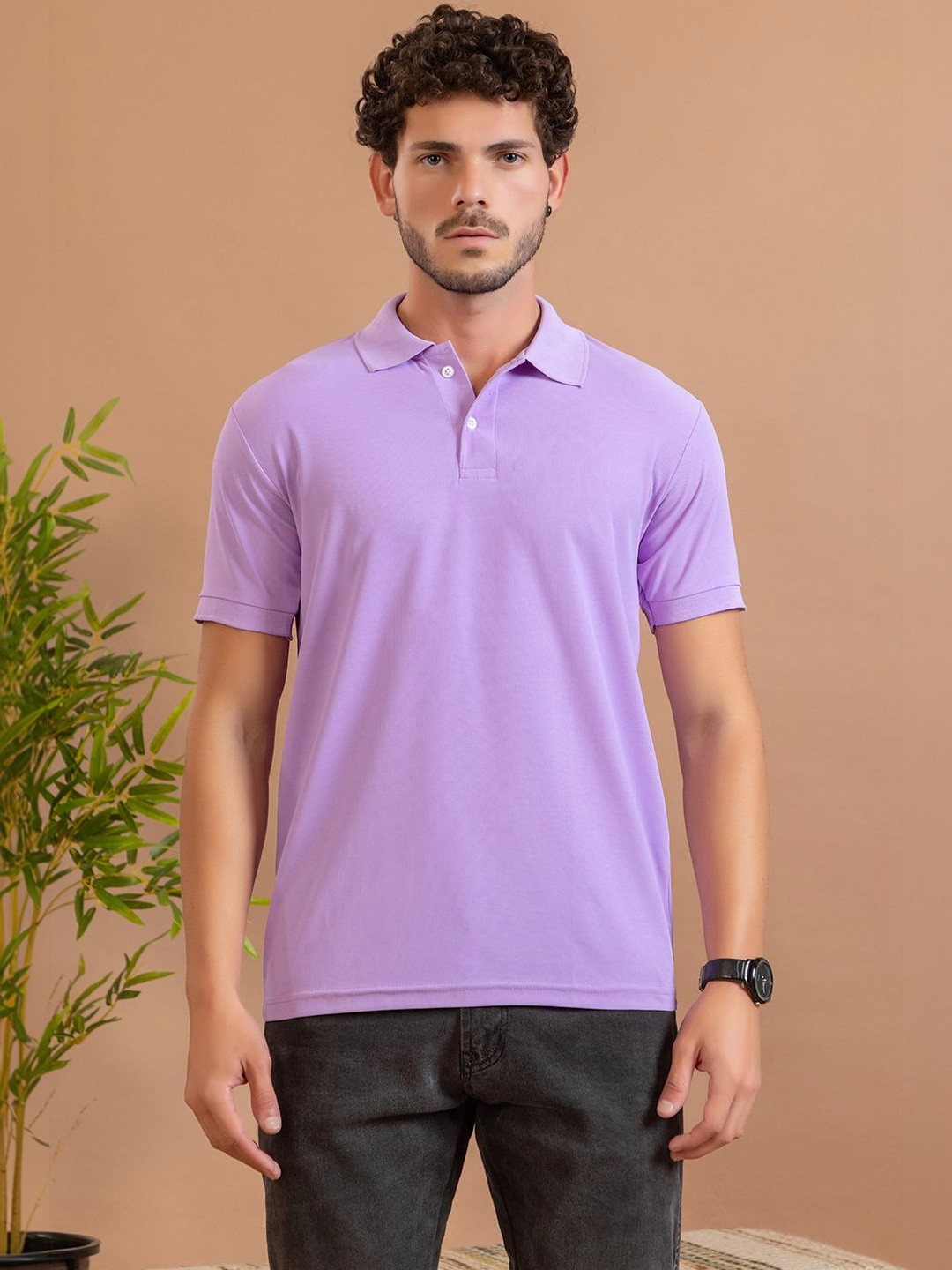ZEFFIT Men Polo Collar T-shirt