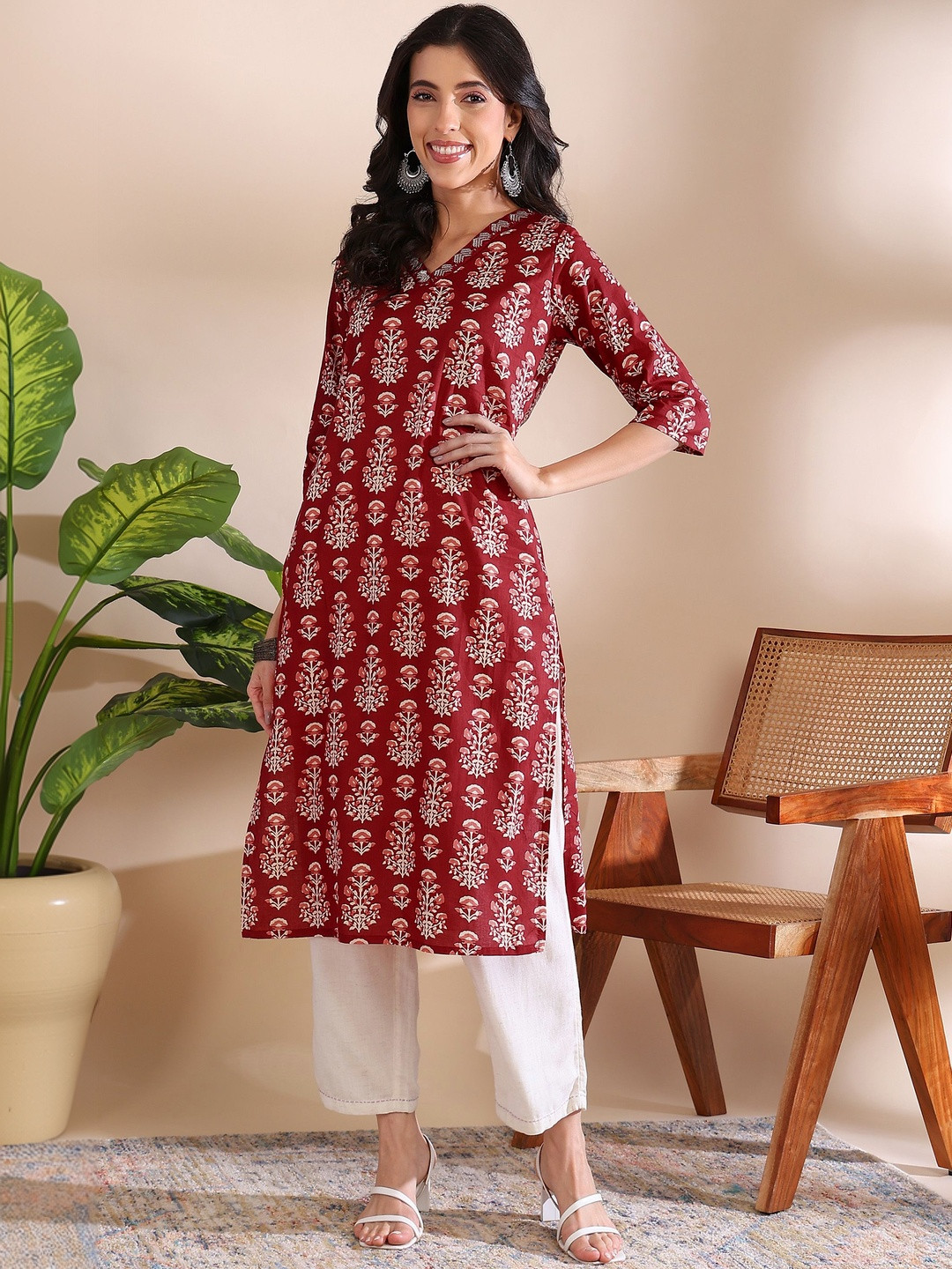 lavandis Women Ethnic Motifs Printed Kurta